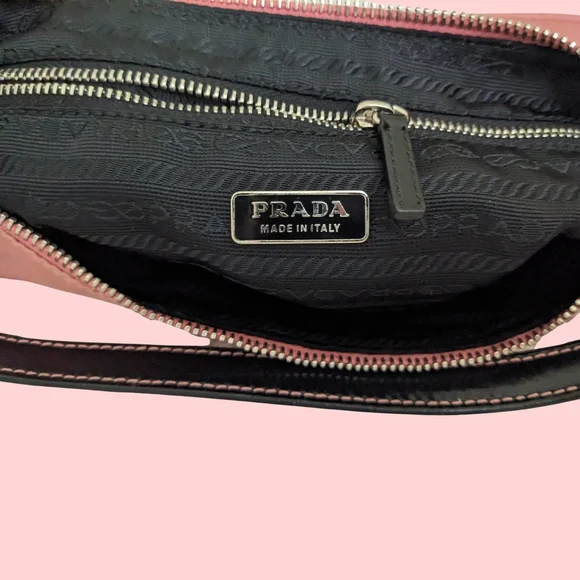 Prada Tessuto Sirio Nylon Mini Shoulder Bag Pink - Picture 8 of 13